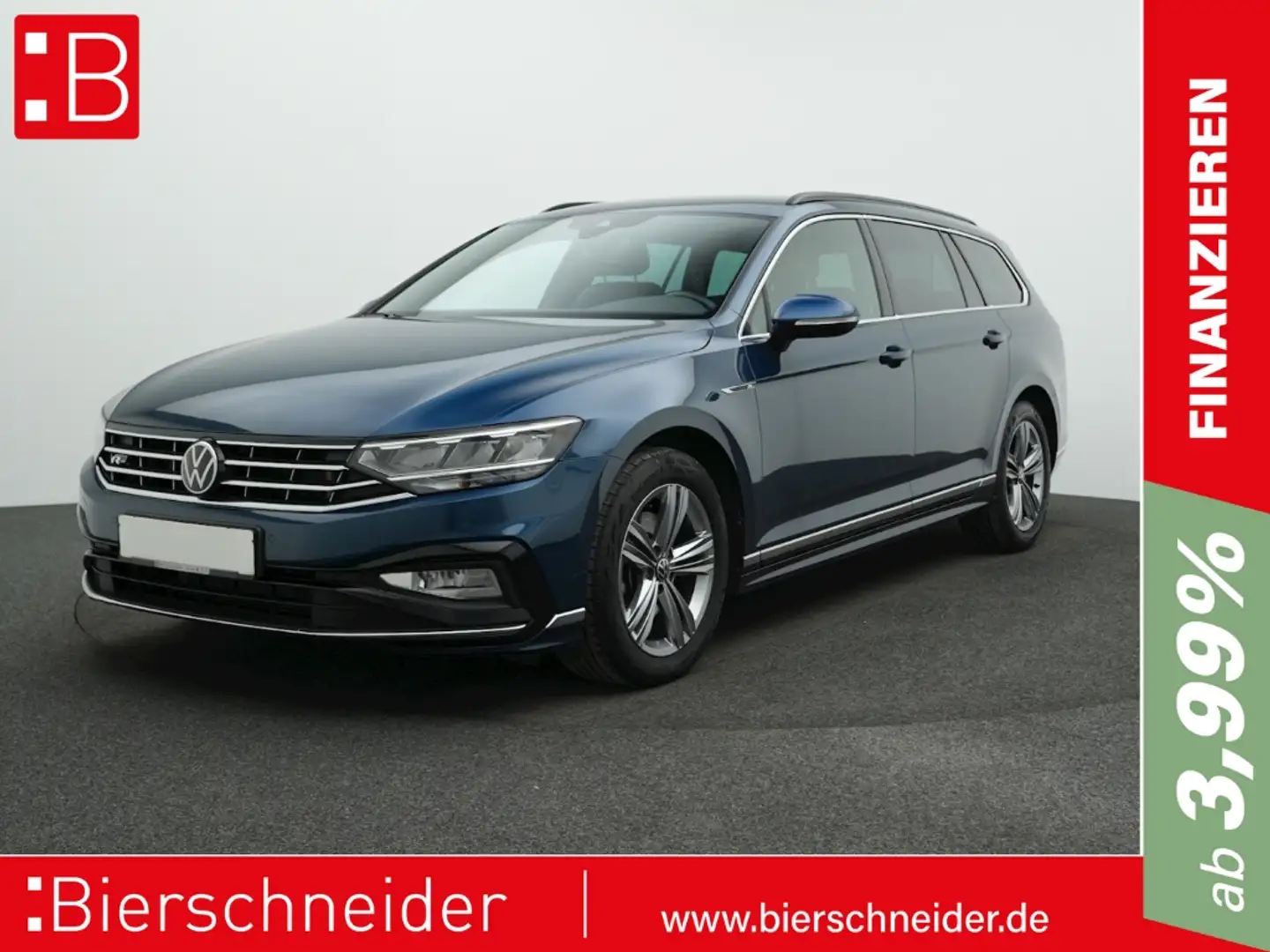 Volkswagen Passat Variant 2.0 TDI DSG Business R-line H&K KAMERA LED NAVI Bleu - 1