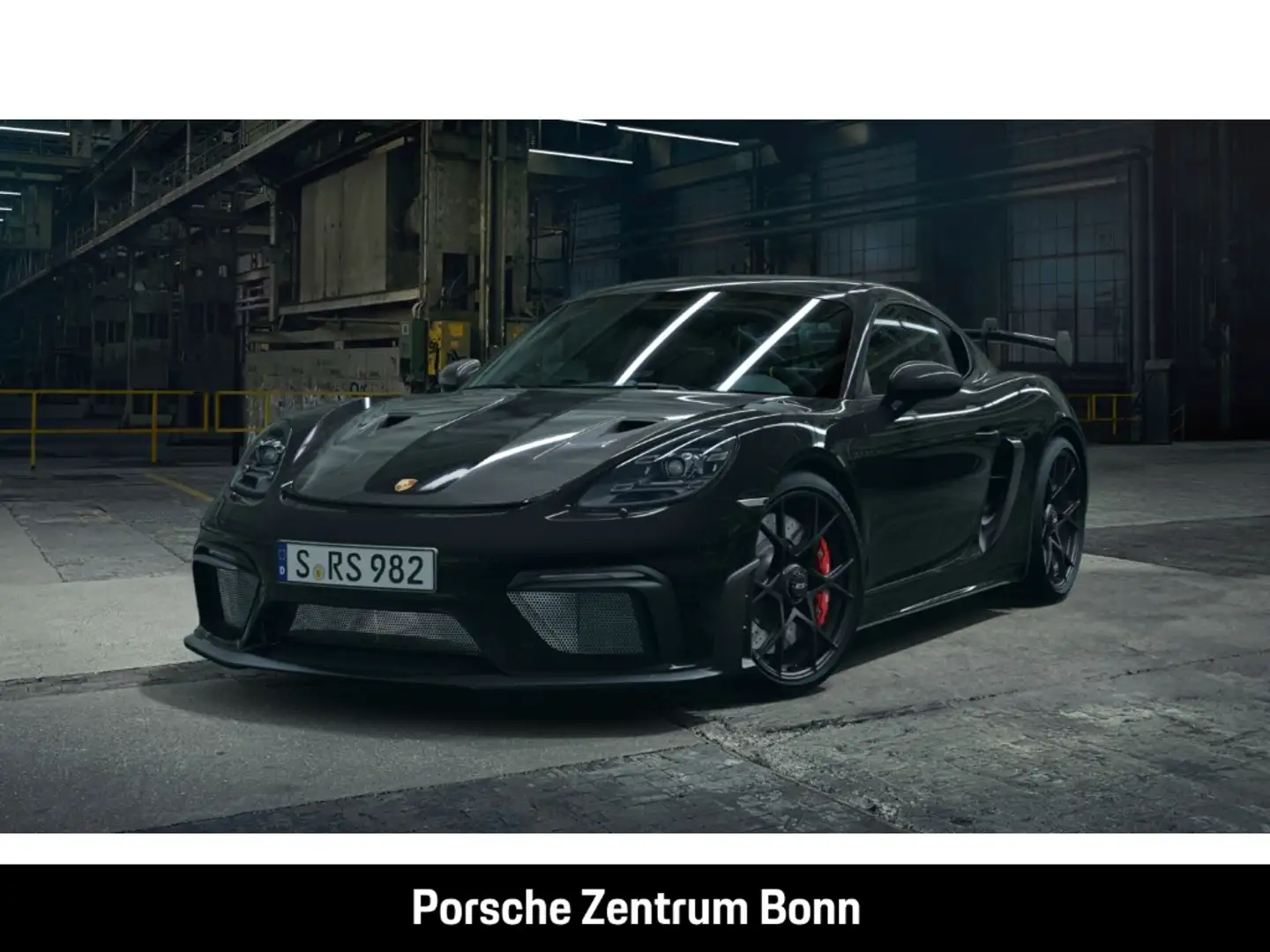 Porsche Cayman 718 GT4 RS Weissach-Paket Rückfahrkamera Nero - 1