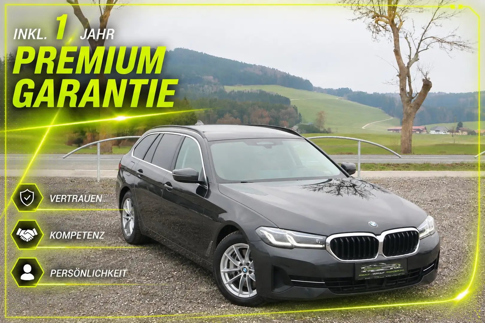 BMW 530 d xDrive*AHK*Braunes Leder*Laser Licht*Ambientebel Grau - 1