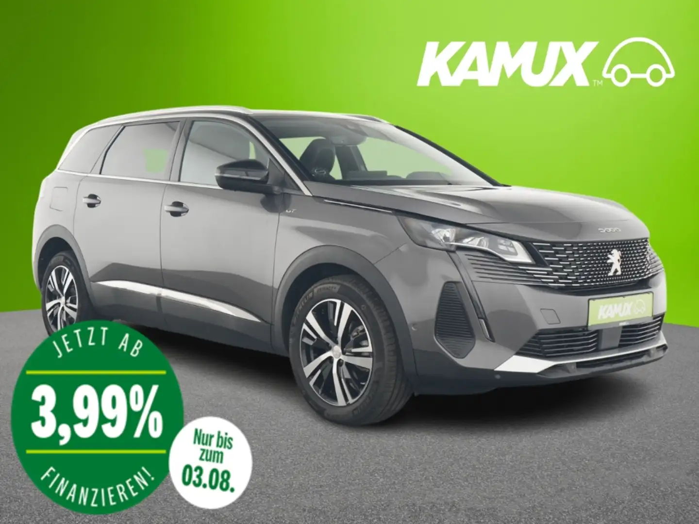 Peugeot 5008 1.2PureTech Aut.GT+LED+NAVI+KAMERA+PDC Gris - 1