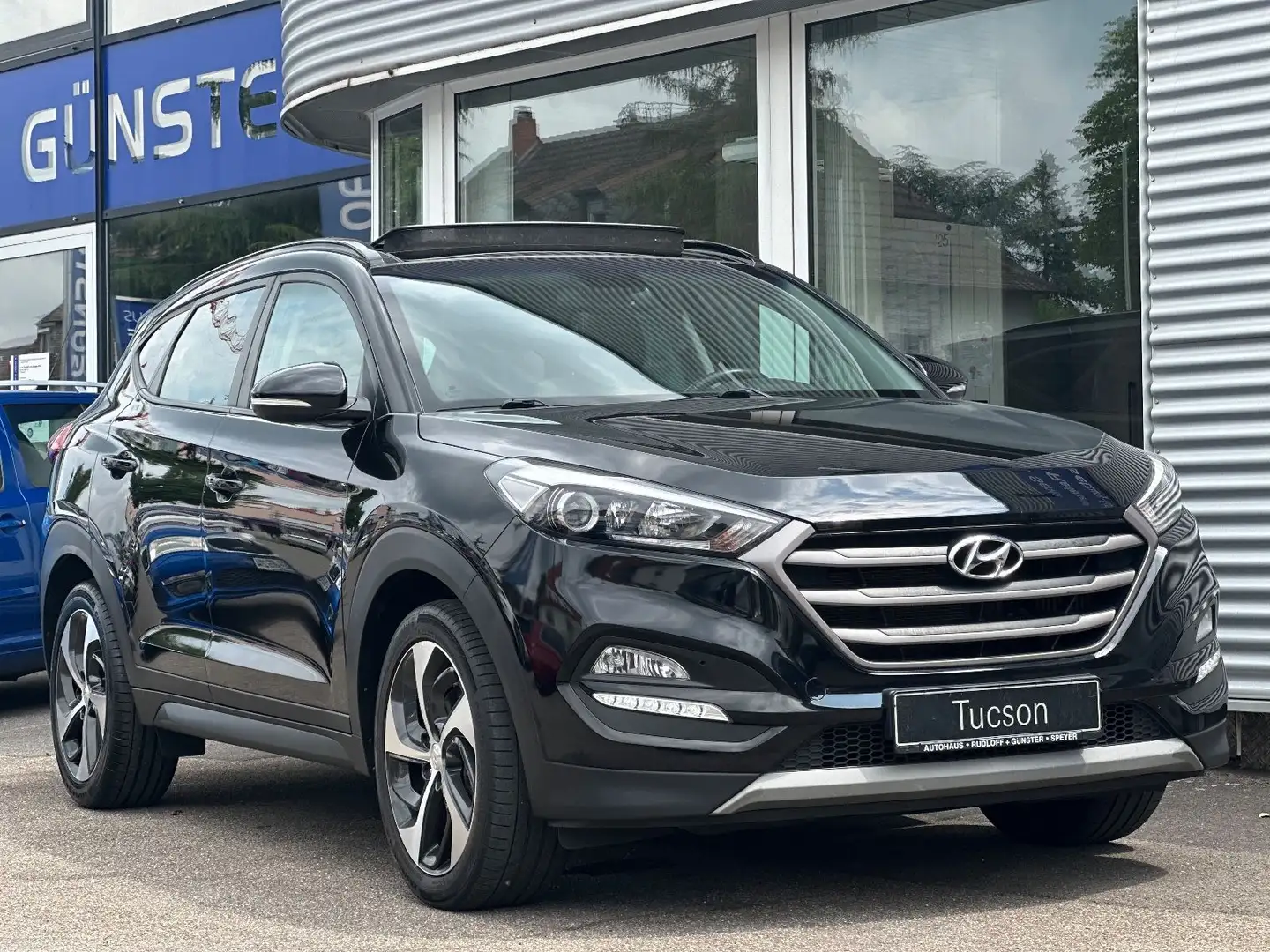 Hyundai TUCSON 1.6 T-GDI DCT NAVI/PANO/SHZ/CAM/GARANTIE/ Schwarz - 2