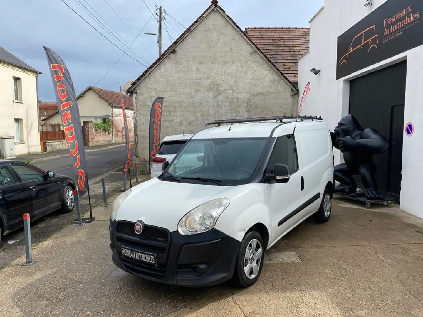 Fiat Doblo II CARGO PLANCHER CABINE PACK CD CLIM 1.3 MULTIJET 90 2011 Blanc - 1