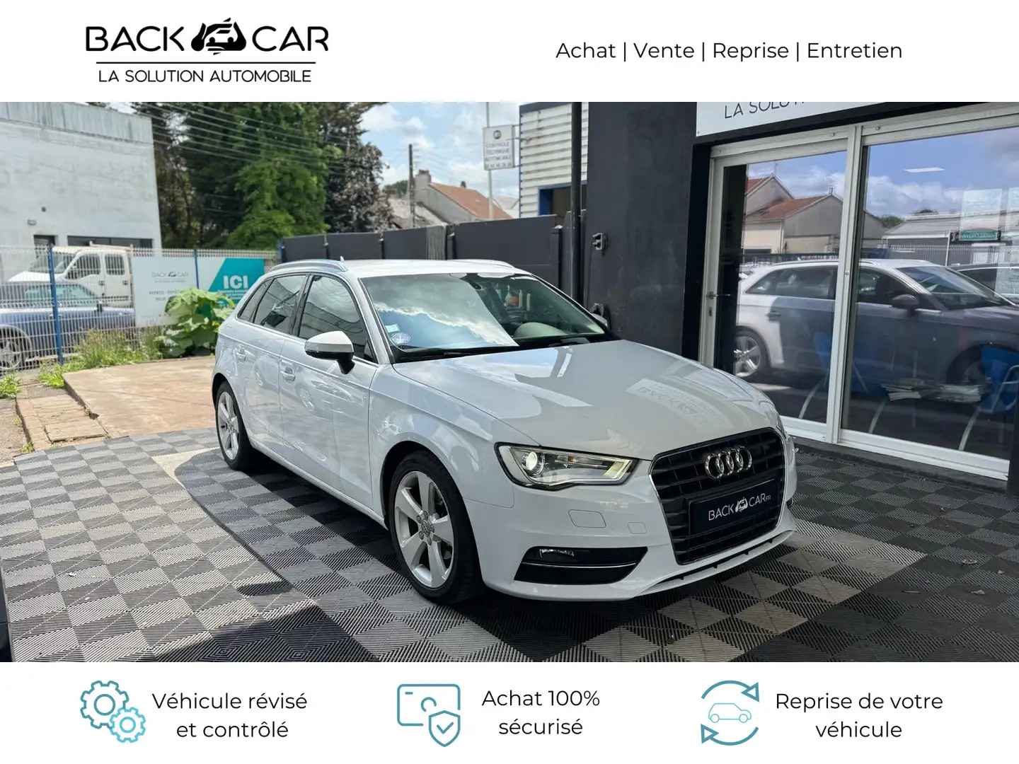 Audi A3 1.4 TFSI 125 Ambition S tronic 7 Blanco - 1
