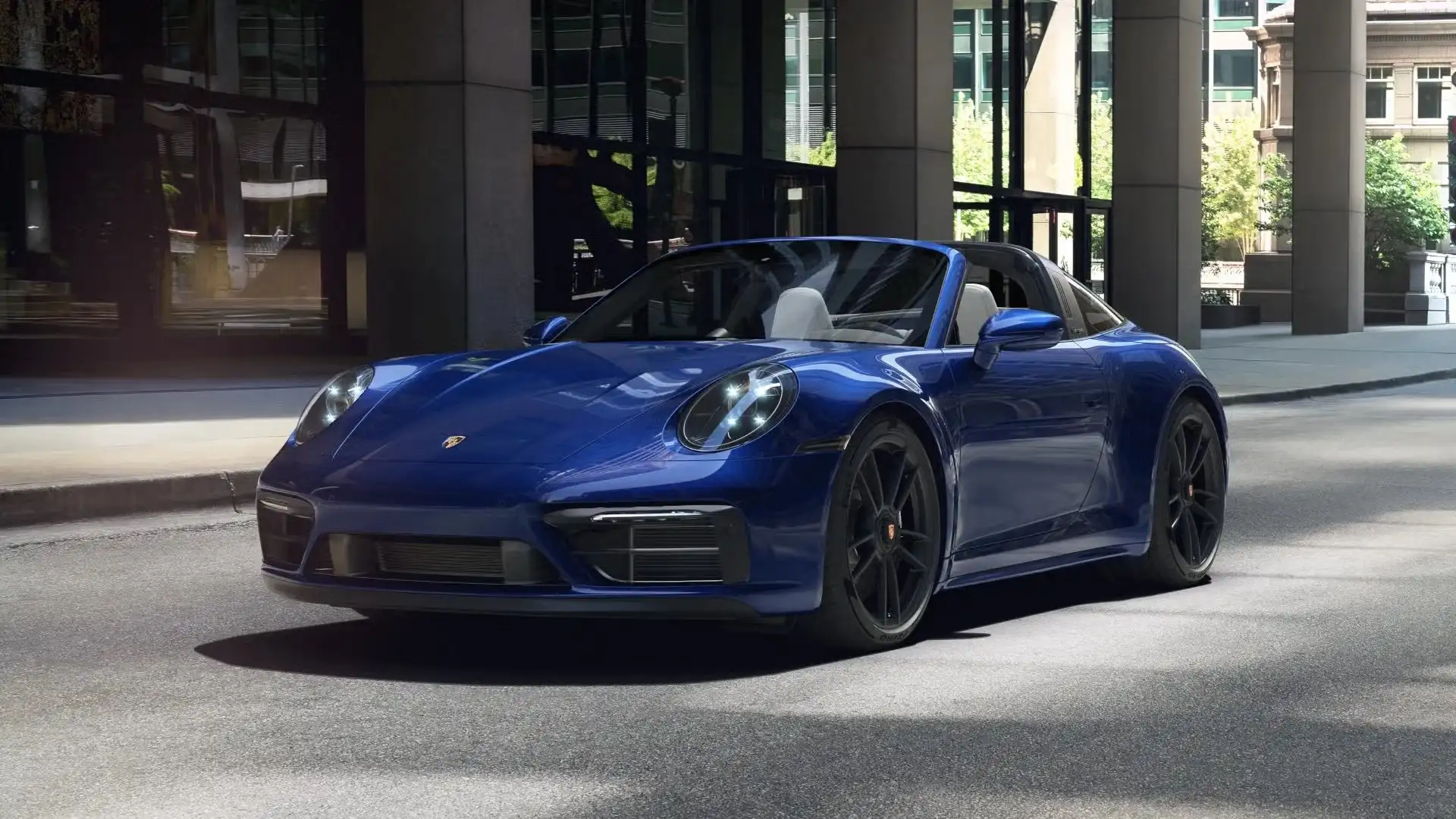 Porsche 992 Targa  4 GTS 480CV-Lift anteriore-Asse sterzante Blu/Azzurro - 1