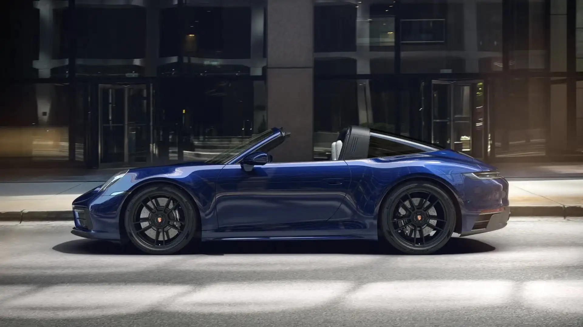 Porsche 992 Targa  4 GTS 480CV-Lift anteriore-Asse sterzante Blu/Azzurro - 2