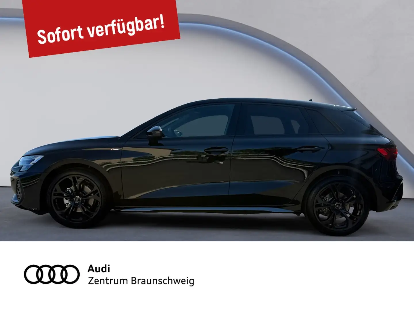 Audi A3 Sportback 35 TFSI S line LED+RÜCKFAHRKAMERA Schwarz - 2
