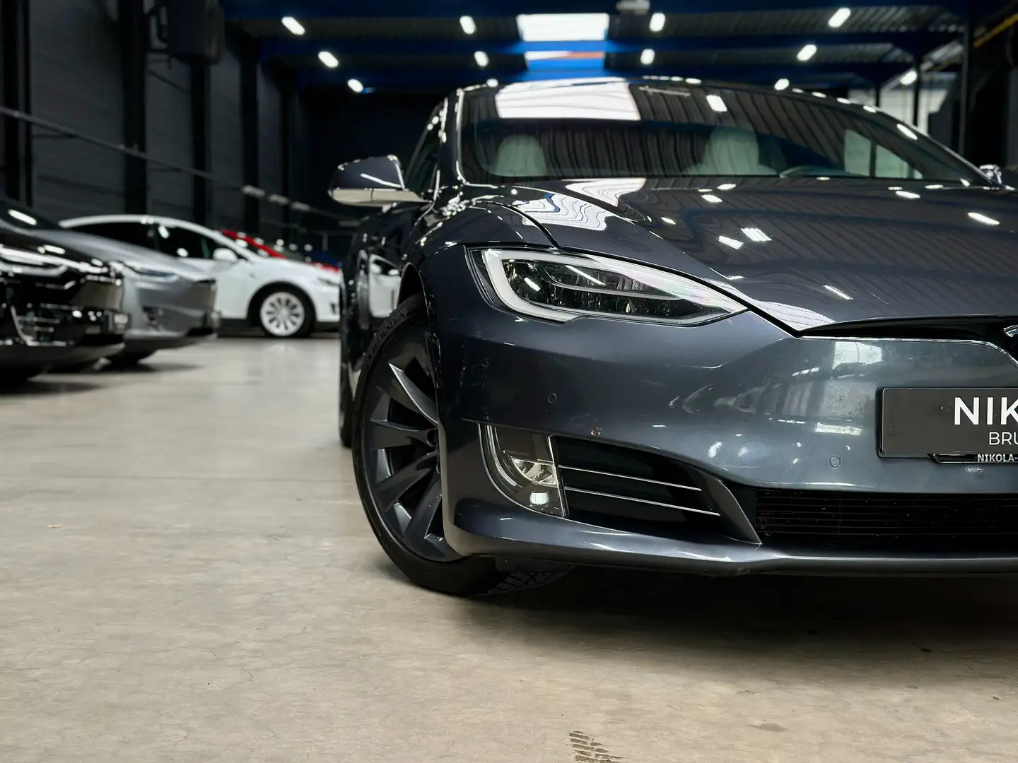 Tesla Model S LONG RANGE  - RAVEN - WHITE INTERIOR Gris - 2