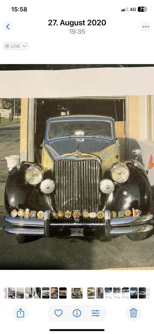 Jaguar 4 Türige Limousine mit großem Schiebedach Синий - 1