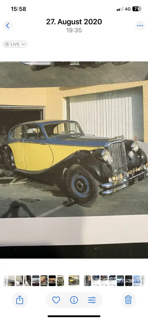 Jaguar 4 Türige Limousine mit großem Schiebedach Синий - 2