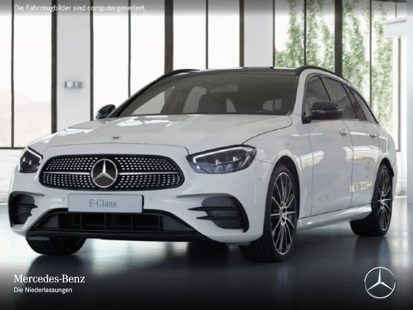 Mercedes-Benz E 400 d T 4M AMG+NIGHT+PANO+LED+BURMESTER+KAMERA Blanc - 2