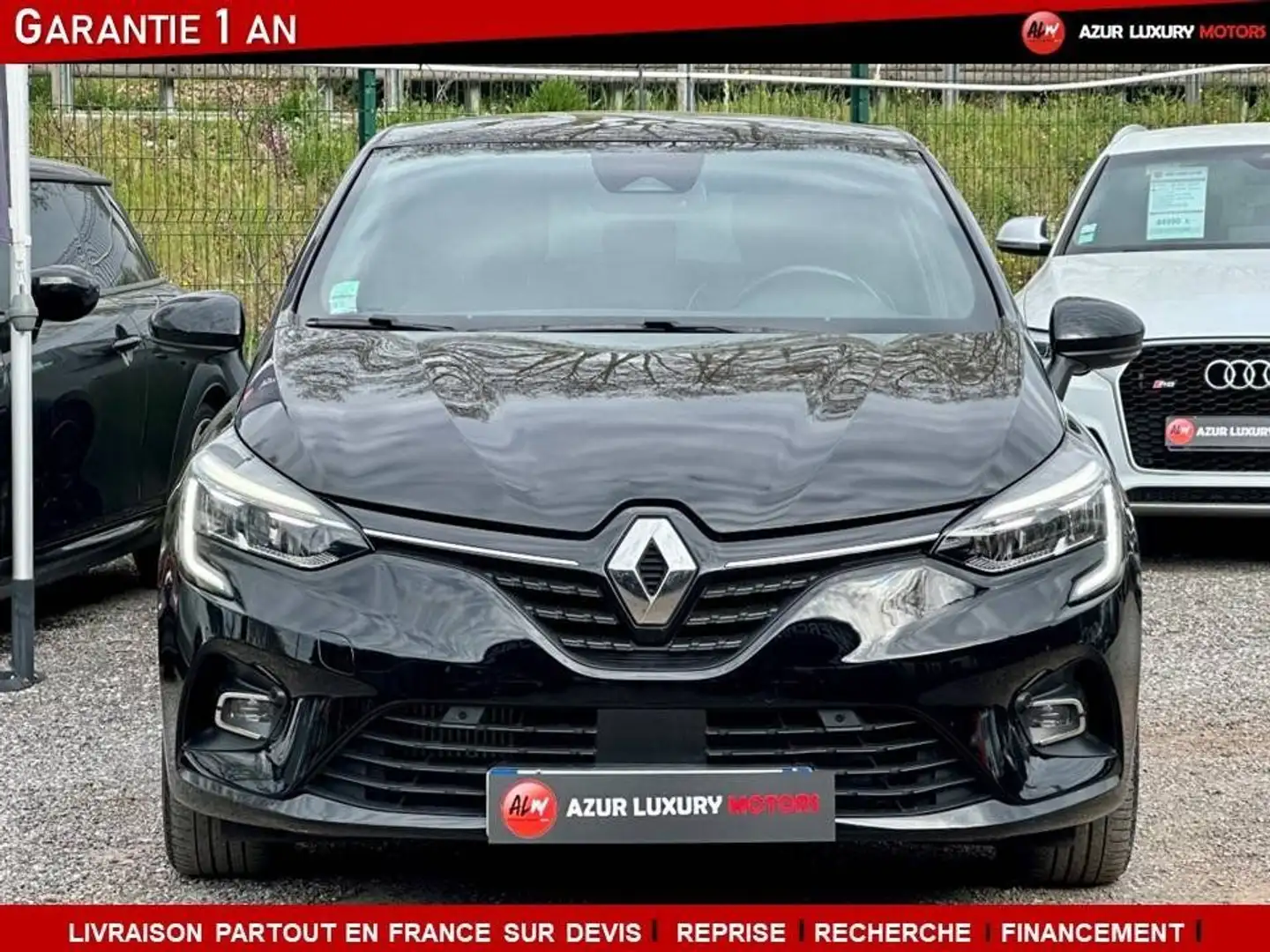 Renault Clio V 1.3 TURBO INTENS 130 BVA Zwart - 2