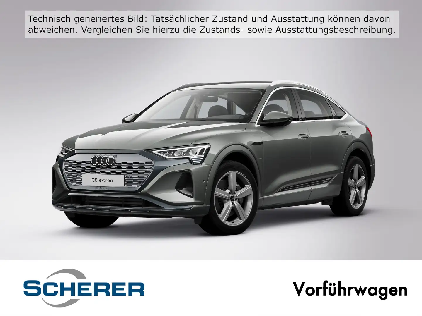 Audi Q8 e-tron advanced 50 e-tron quattro Grau - 1