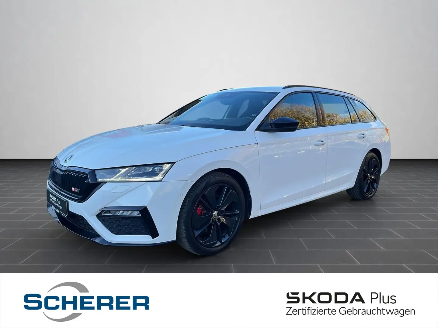 Skoda Octavia Combi RS 2.0 TDI DSG NAVI RFK SHZ MATRIX Weiß - 1