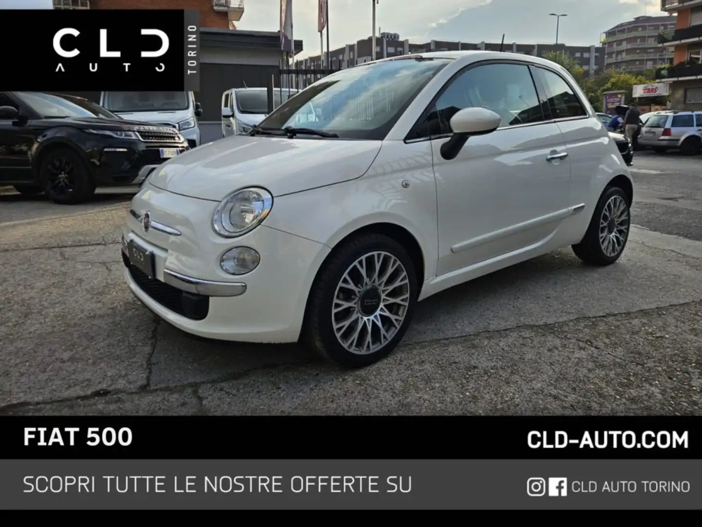 Fiat 500 1.3 Multijet 16V 95 CV Lounge Bianco - 1