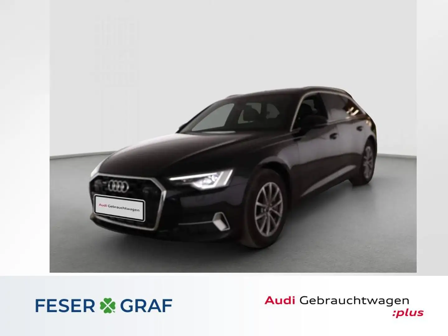 Audi A6 Avant 45 TFSI qu Adv Pano,Leder,Kamera,AHK Schwarz - 1