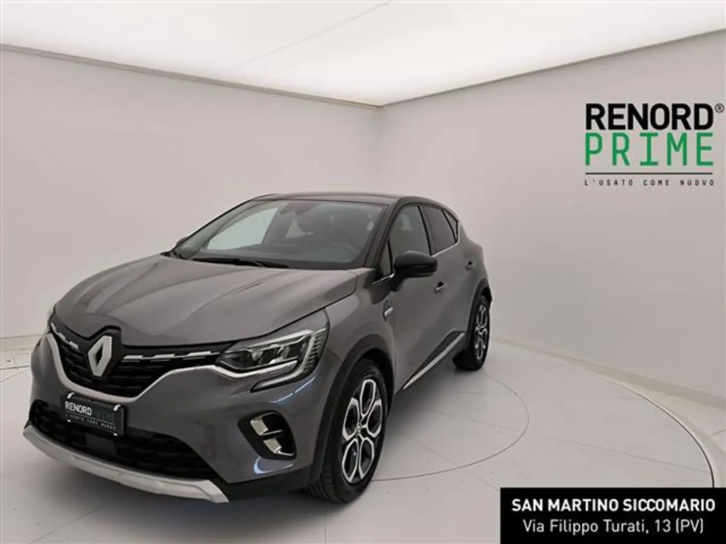 Renault Captur 1.6 E-Tech hybrid Techno Fast Track 145cv auto Gris - 1