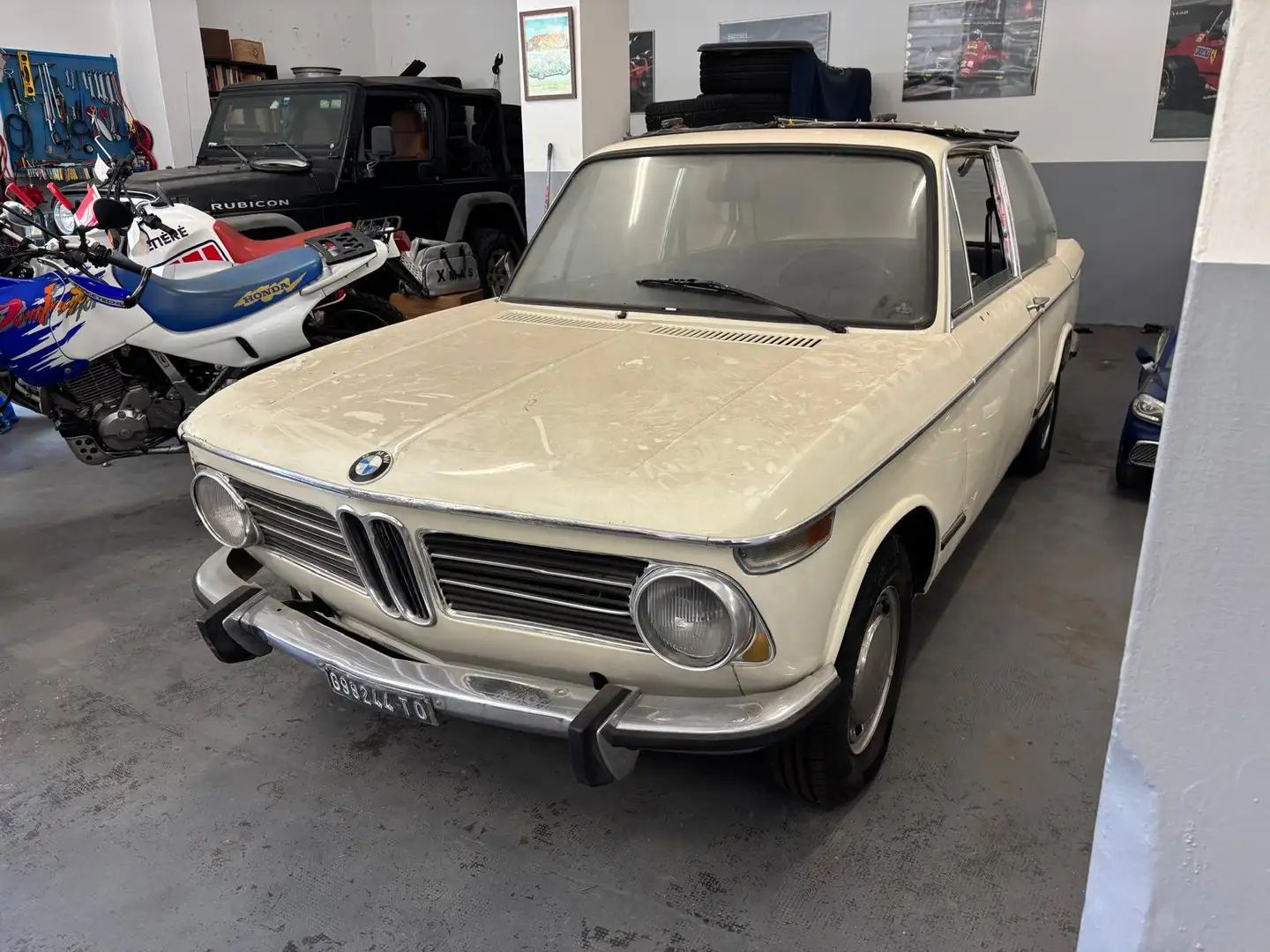 BMW 2002 2002 Prima serie fari posteriori tondi Bianco - 1