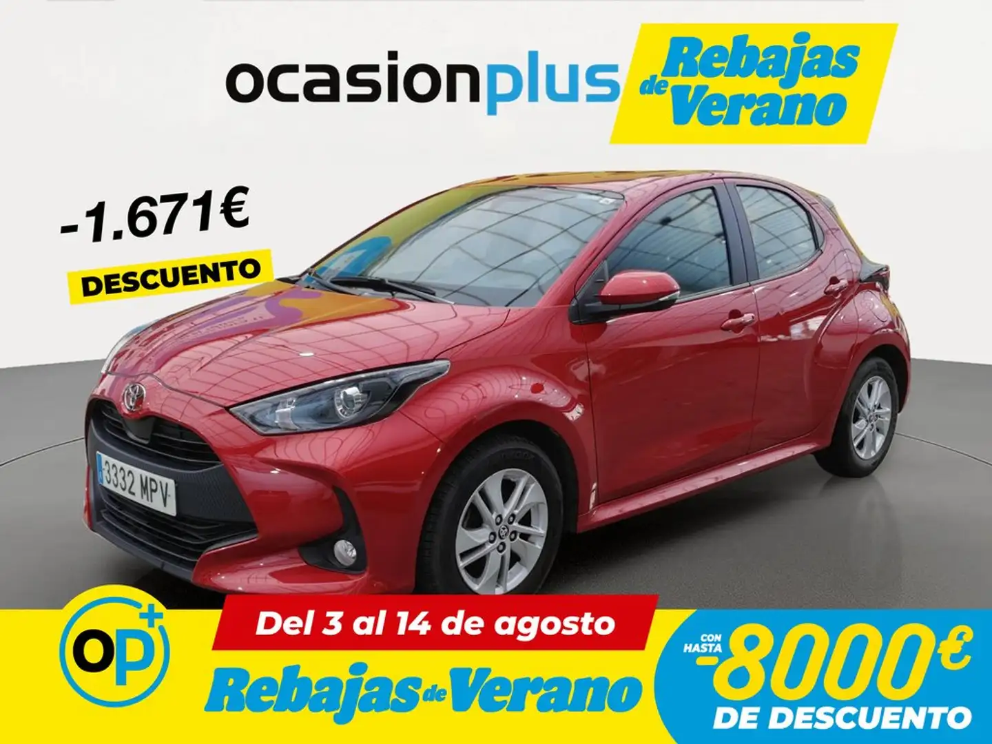 Toyota Yaris 125 S-Edition Rojo - 1