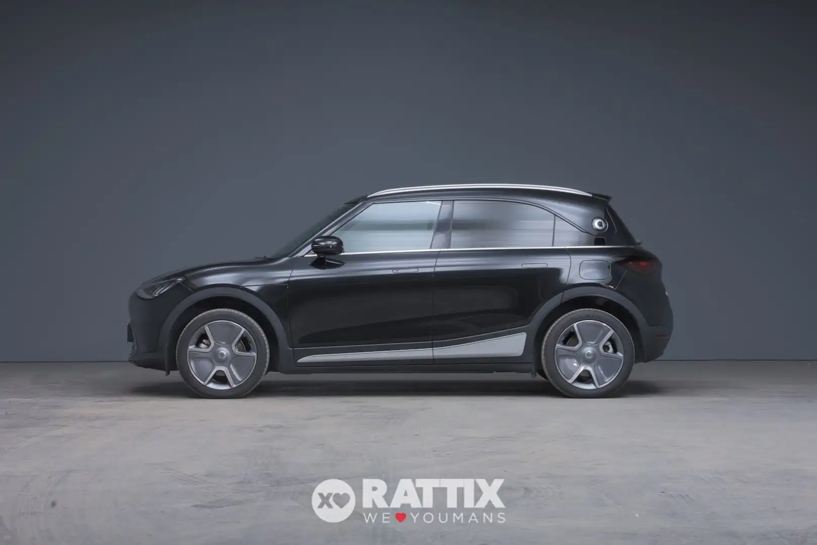 smart #1 motore elettrico 7,4kW Pro+ & tetto panoramico Nero - 2