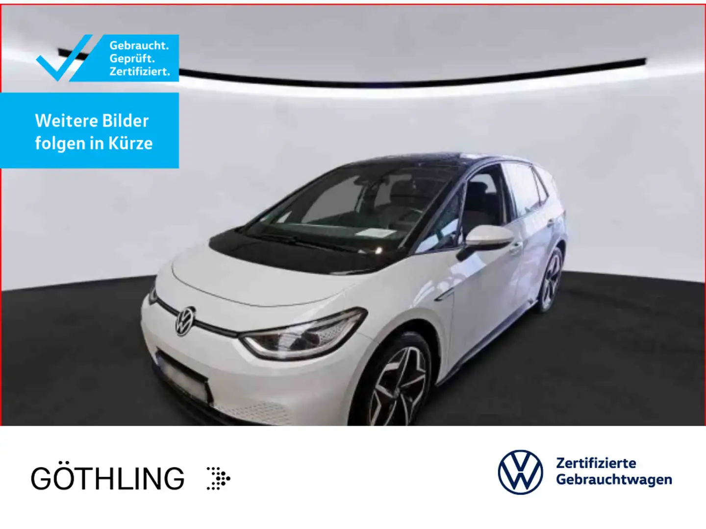 Volkswagen ID.3 Pure 110kW*NAVI*KAM*SHZ*IQ-Light*ACC*19Zoll Weiß - 1