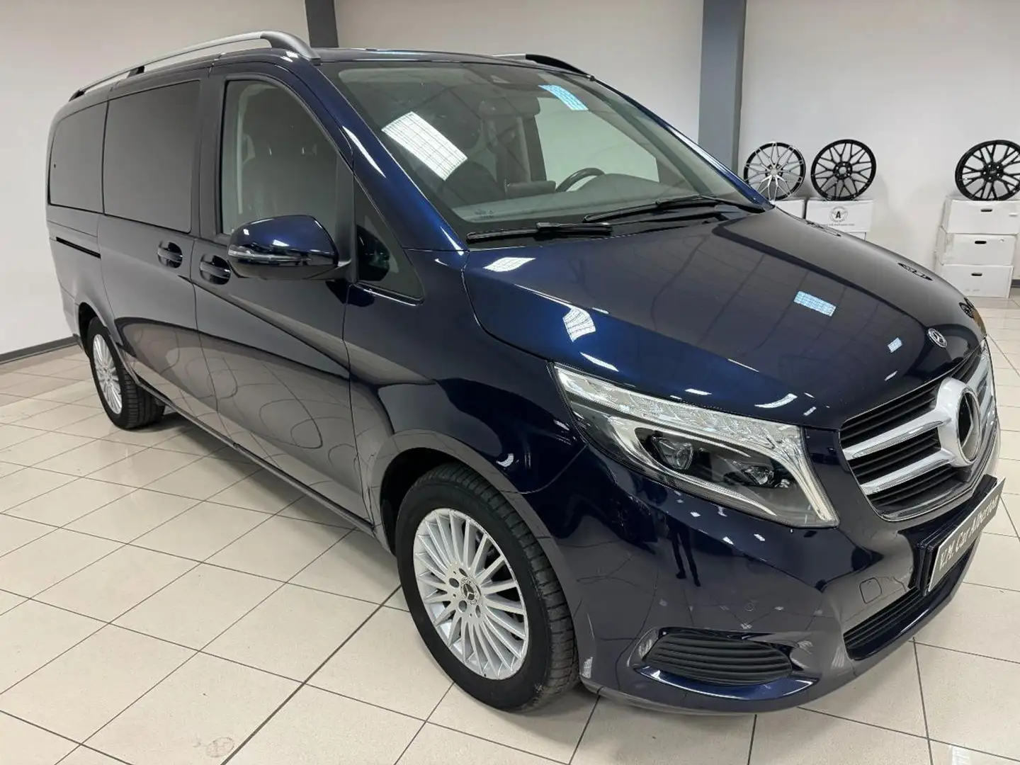 Mercedes-Benz V 250 d Automatic Premium long 7 posti+Comand+Burm. Blue - 2