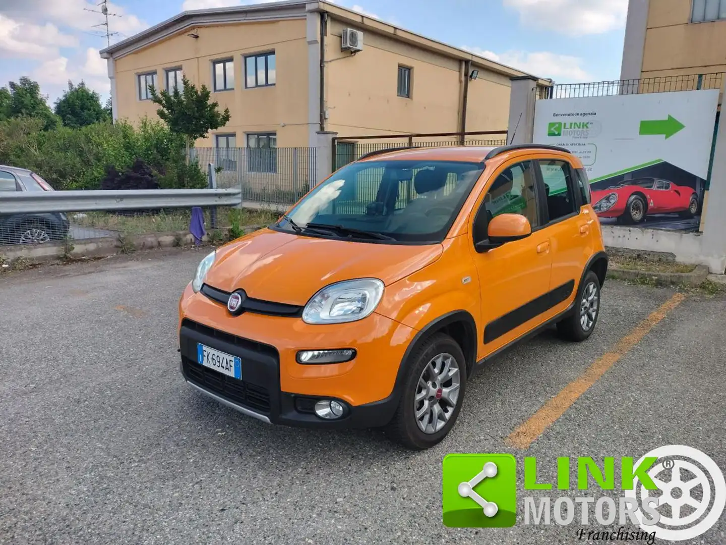 Fiat Panda 0.9 TwinAir Turbo S&S 4x4 Oranje - 1