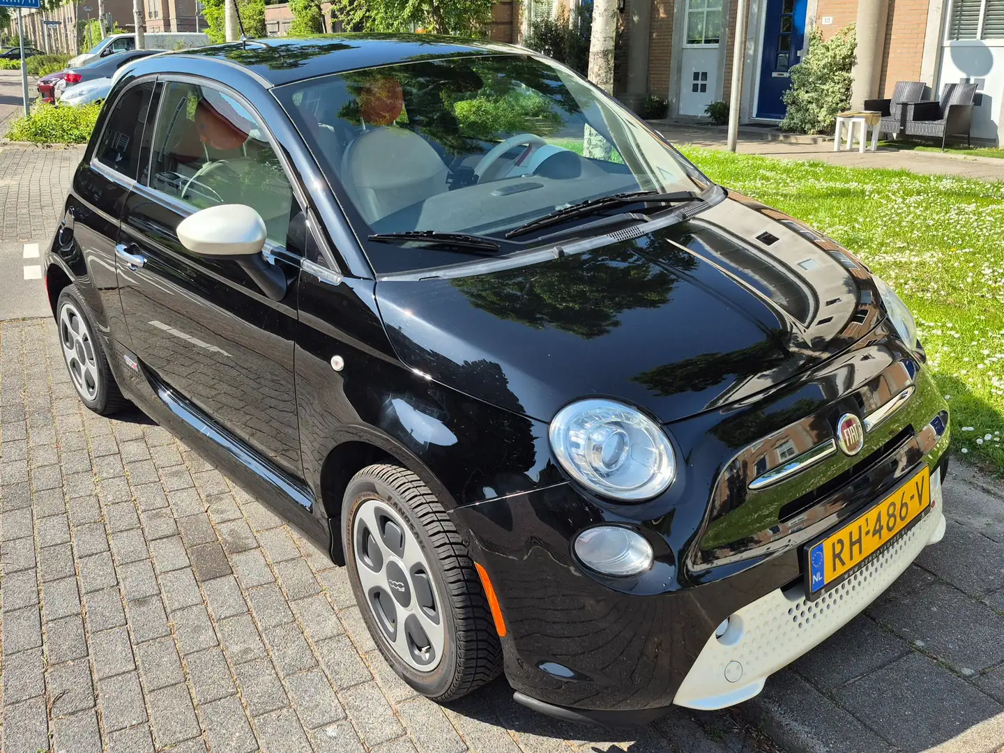 Fiat 500e 500 E 24kwh / stoelverw / climate / leer-stof Negru - 1