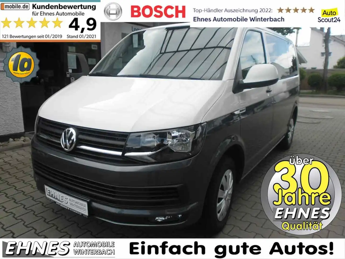 Volkswagen T6 Multivan Grau-Weiß Grau - 1