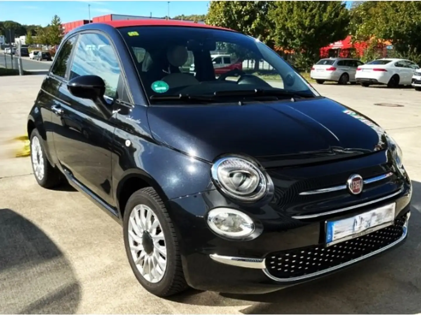 Fiat 500C DolceVita 1.0 Mild Hybrid EU6d elektron. Einparkhi Schwarz - 2