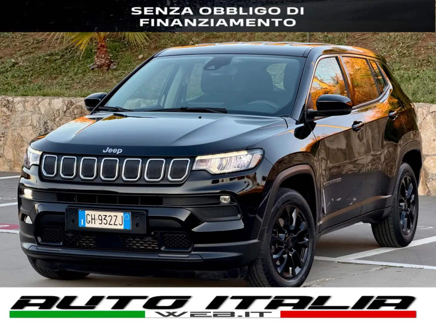 Jeep Compass 1.6 MJET 130CV AUTOCARRO!!! NAVI+VIRTUAL COCKPIT Nero - 1