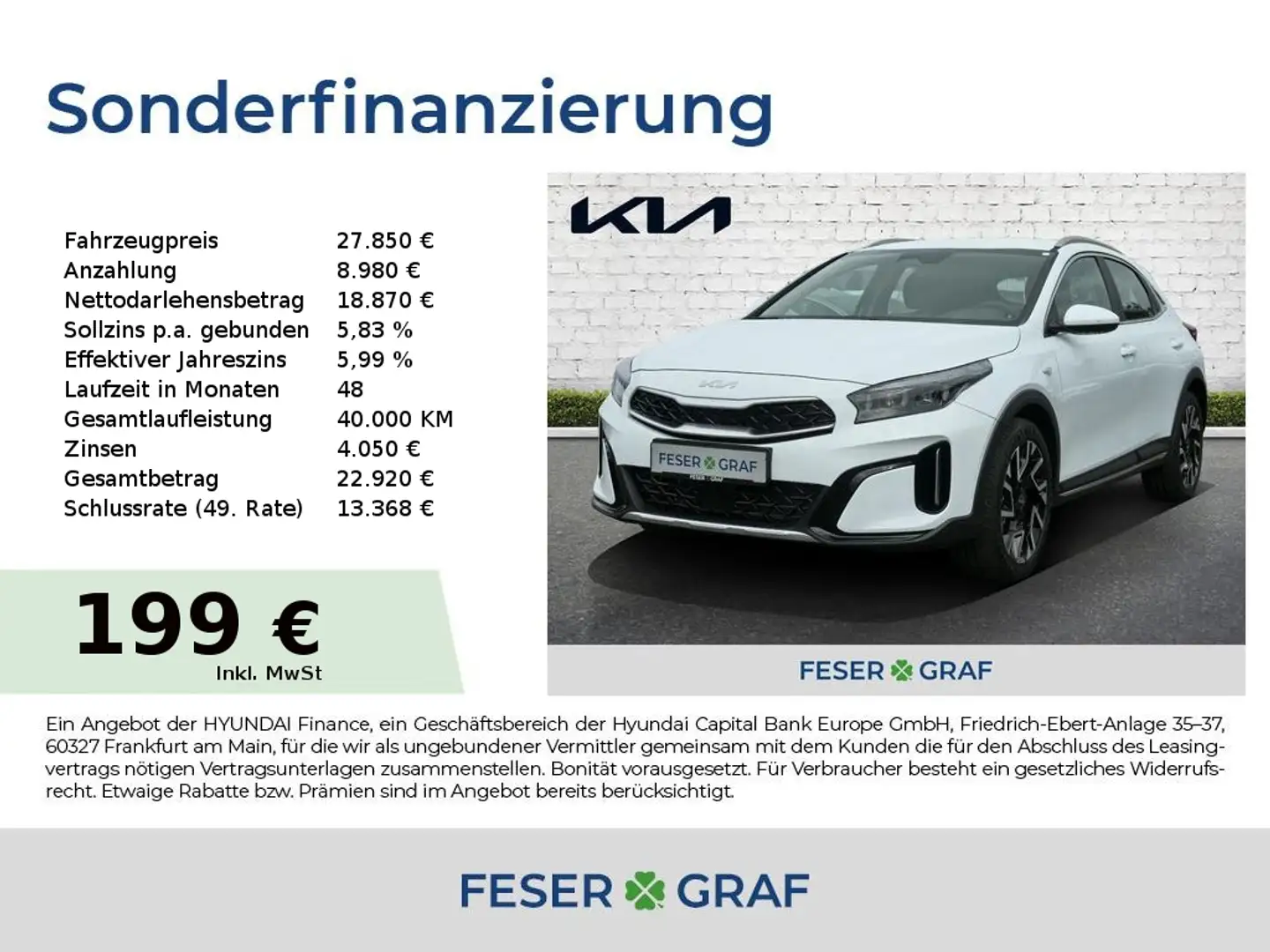 Kia XCeed 1.6T 150 DCT VISION KOMFORT Weiß - 1