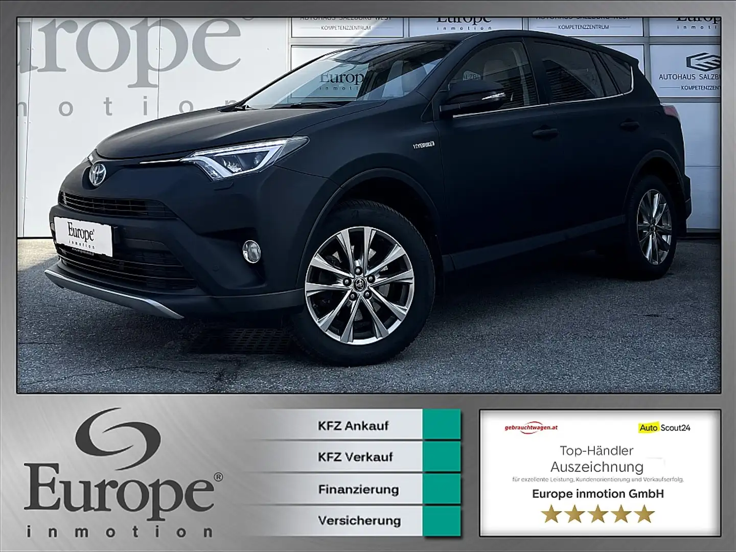 Toyota RAV 4 RAV4 2,5 Hybrid Lounge 4WD /LED/360/Bluetooth/ Schwarz - 1