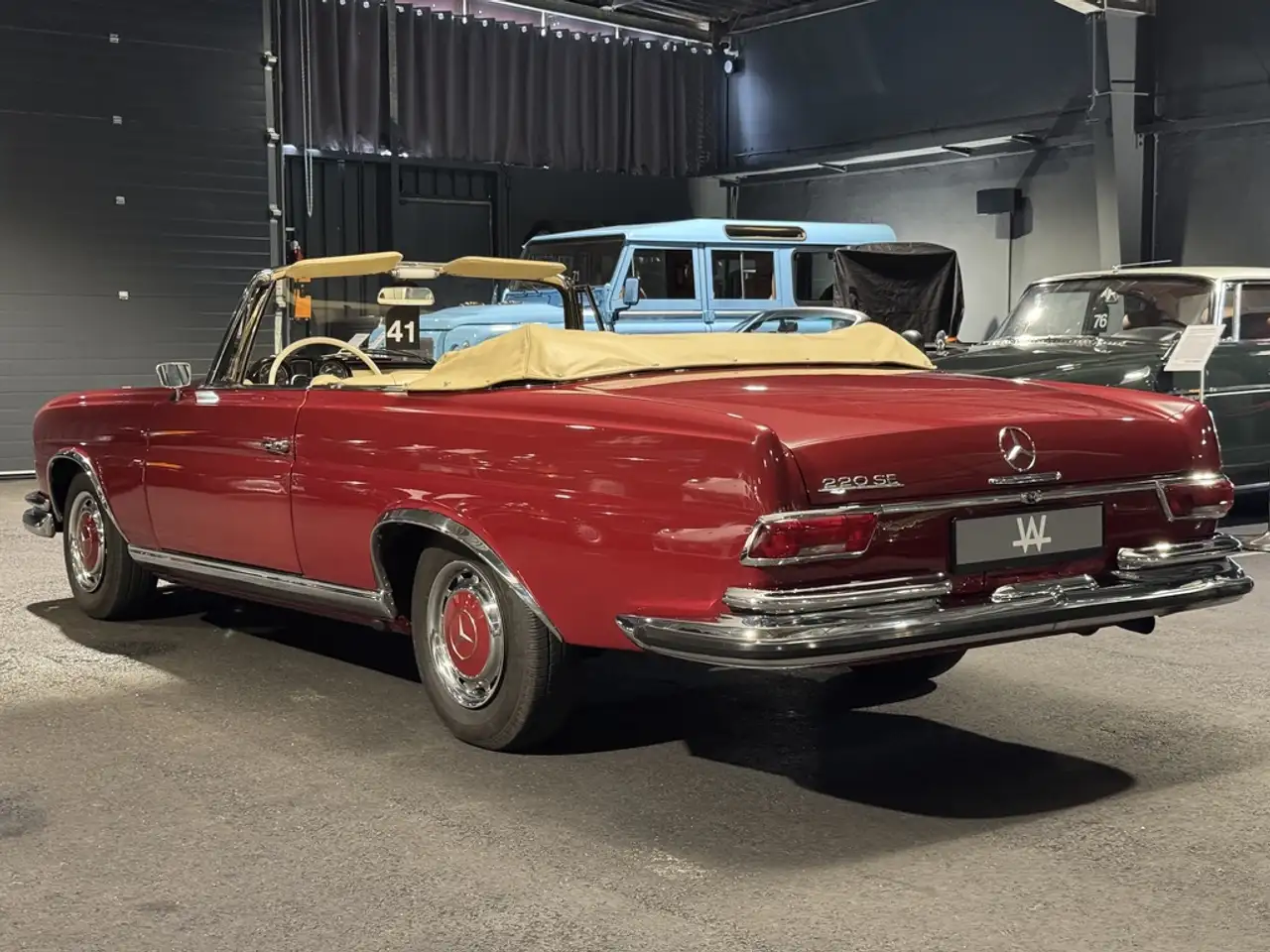 Mercedes-Benz 220SEb Werkscabriolet, guter restaurierter Zustand, Schalter, foto 8