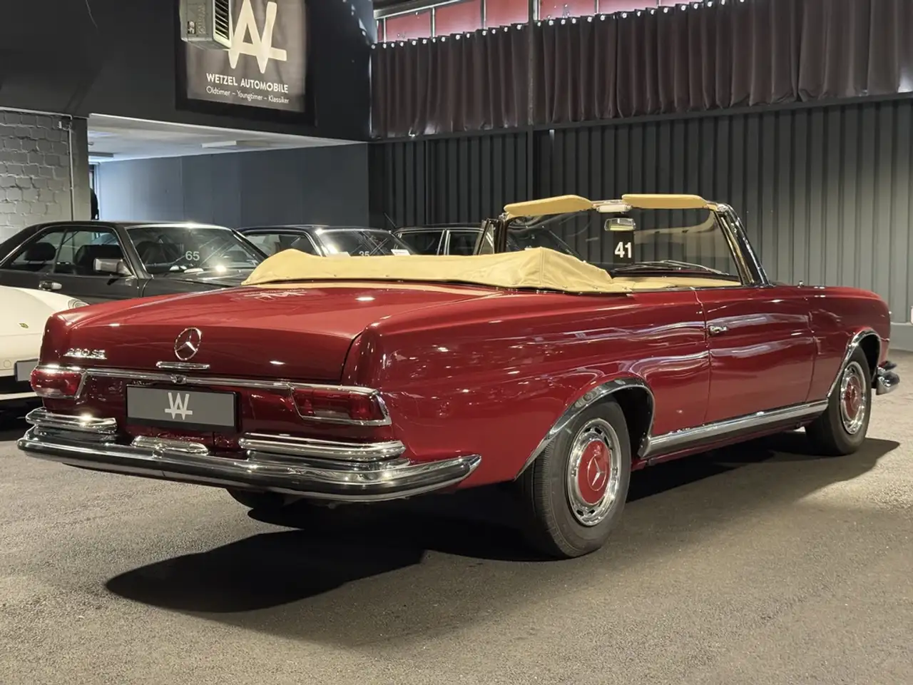 Mercedes-Benz 220SEb Werkscabriolet, guter restaurierter Zustand, Schalter, foto 10