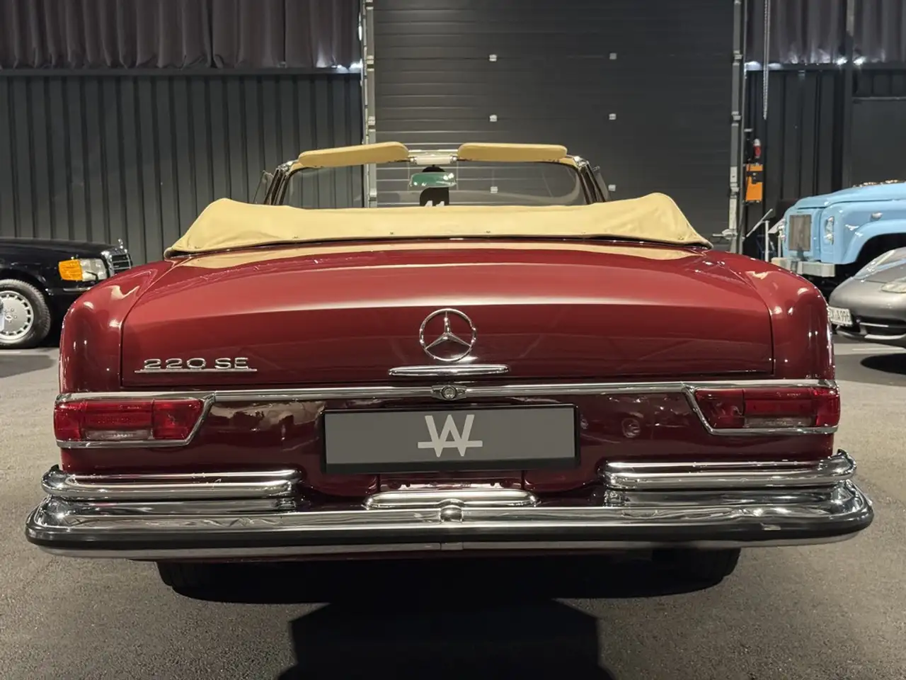 Mercedes-Benz 220SEb Werkscabriolet, guter restaurierter Zustand, Schalter, foto 9