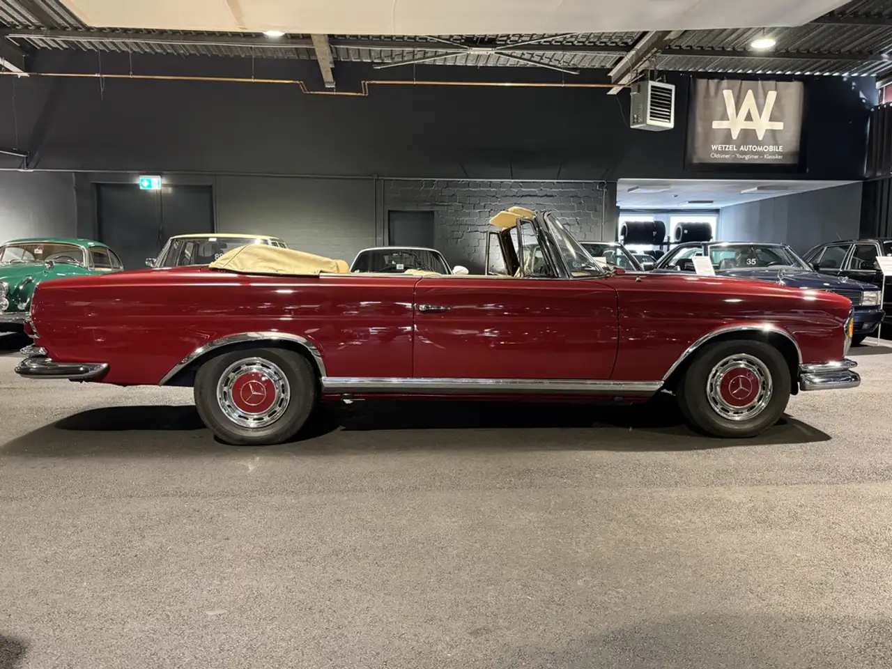 Mercedes-Benz 220SEb Werkscabriolet, guter restaurierter Zustand, Schalter, foto 11