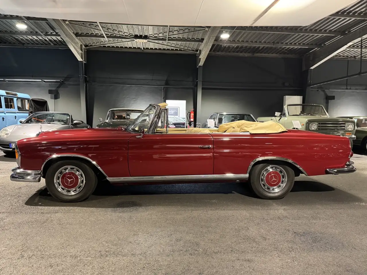 Mercedes-Benz 220SEb Werkscabriolet, guter restaurierter Zustand, Schalter, foto 7