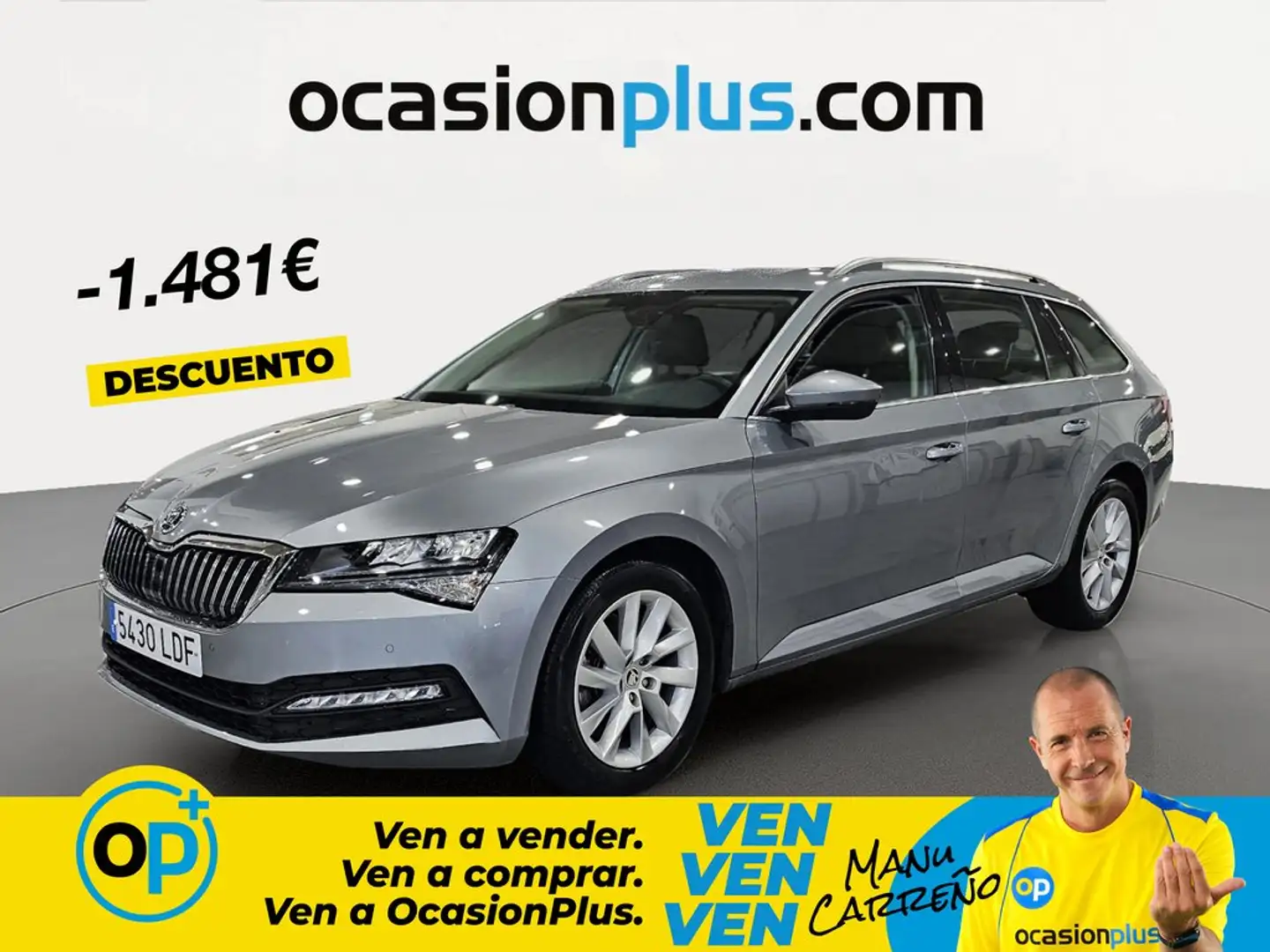 Skoda Superb Combi 1.5 TSI Ambition Gris - 1