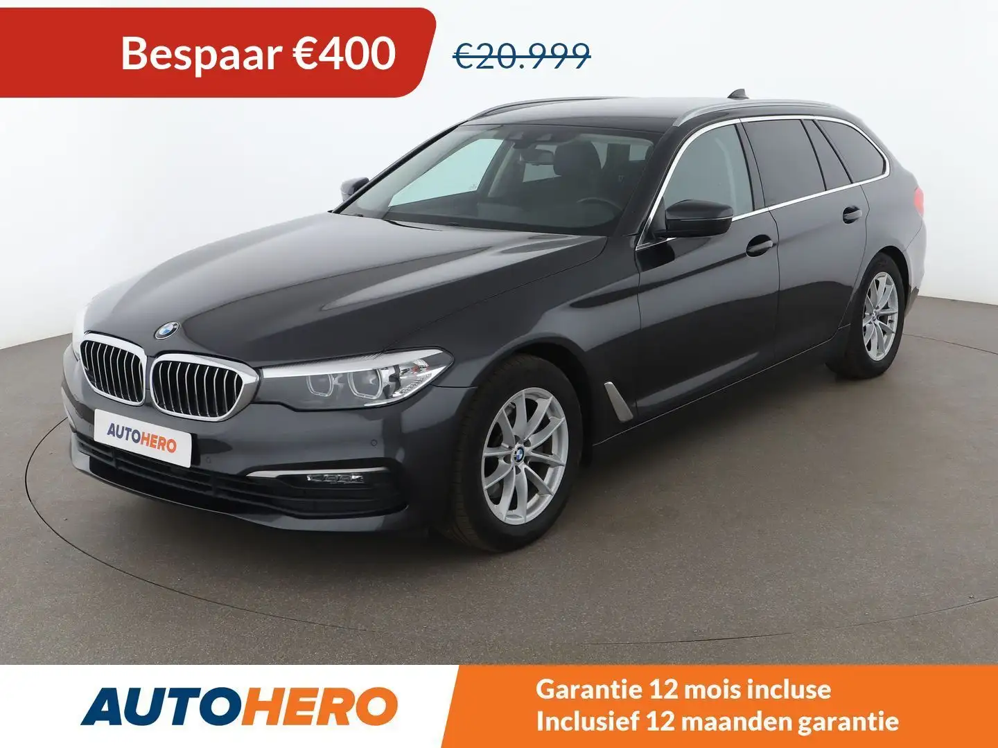 BMW 518 518d Lounge Zwart - 1