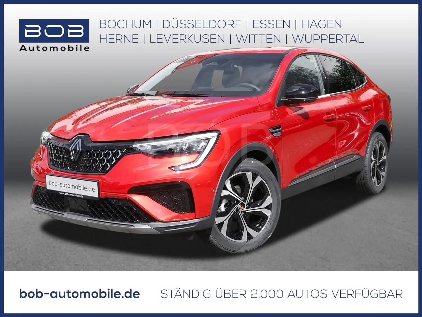 Renault Arkana TECHNO Mild Hybrid 140 EDC  8-fach bereift SHZ 360 Roşu - 1