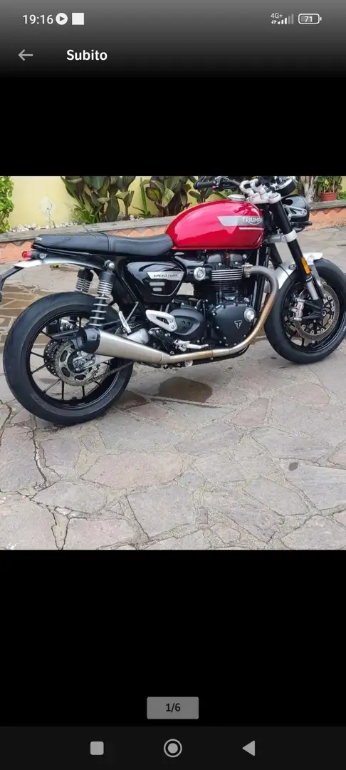 Triumph Speed Twin Speed twin 1200 Roşu - 2