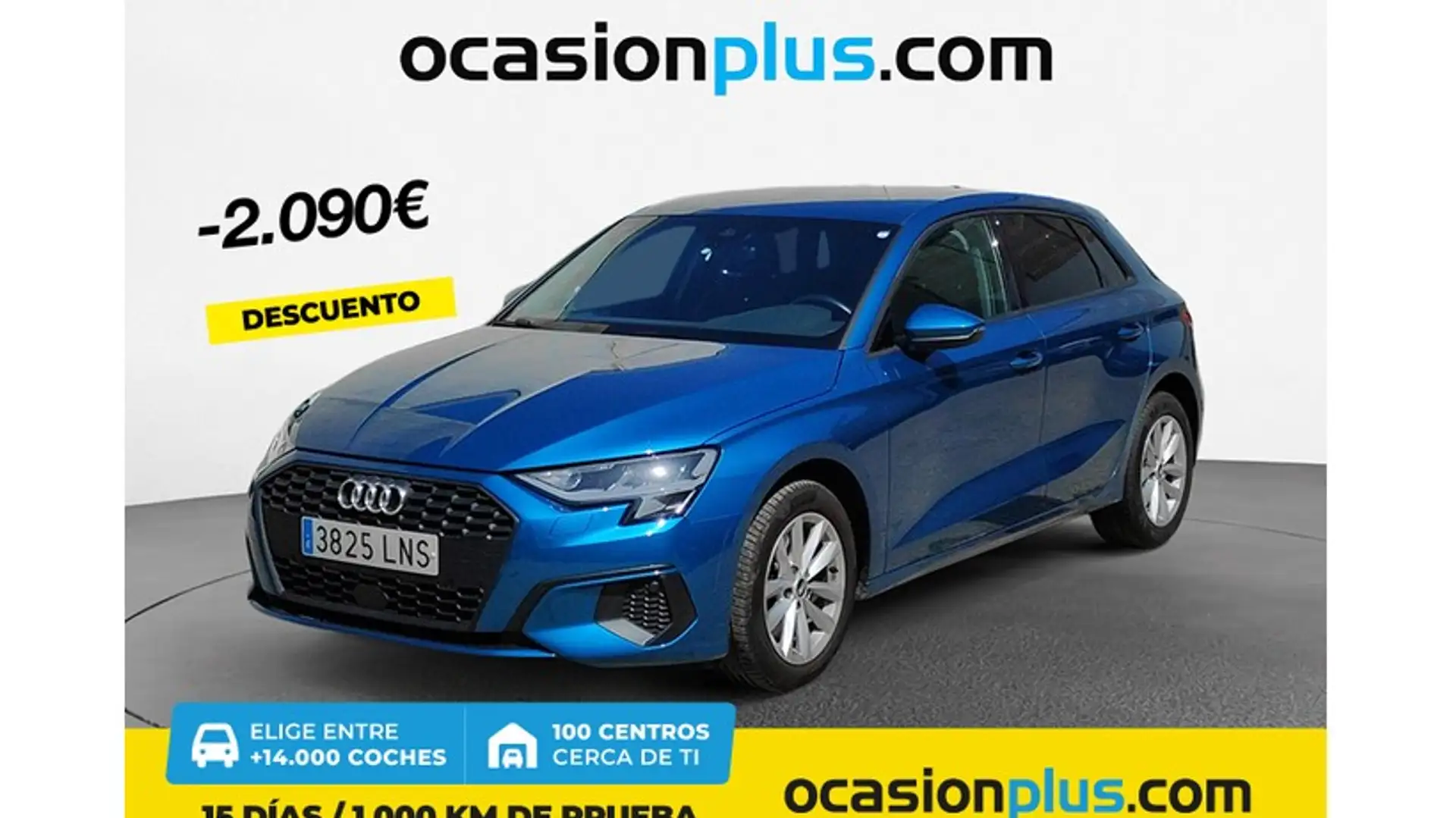 Audi A3 Sportback 30TDI Blauw - 1