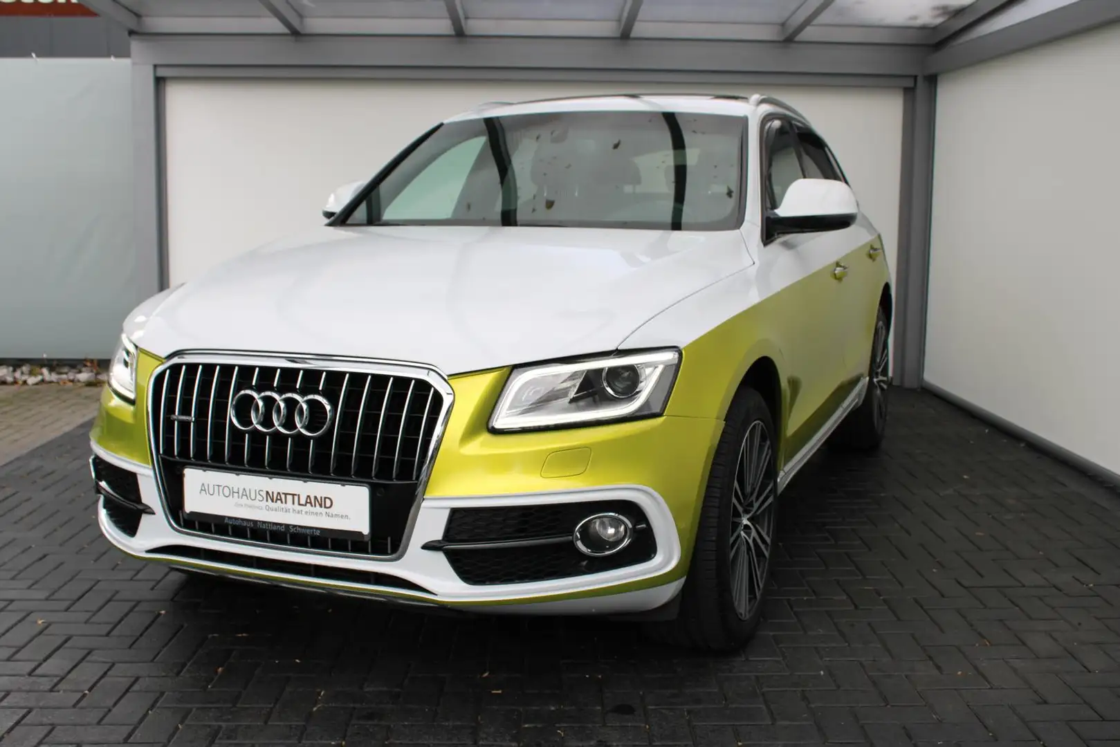 Audi Q5 2.0 TFSI quattro S-Line Pano Leder RFK Weiß - 2