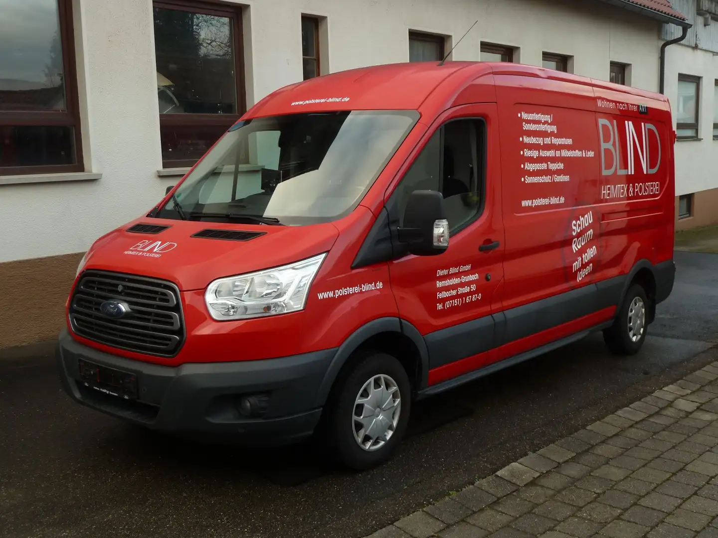 Ford Transit 350 L3 H2 Klima 1Hand Rot - 1