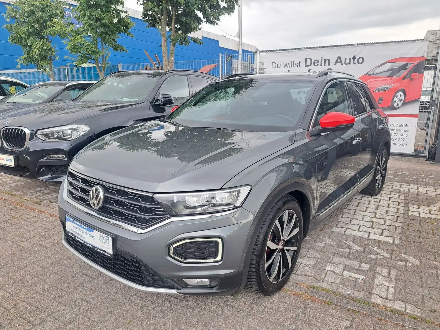 Volkswagen T-Roc Sport KAMERA/PANO/SPUR/ACC/TOTWINKEL Grau - 1
