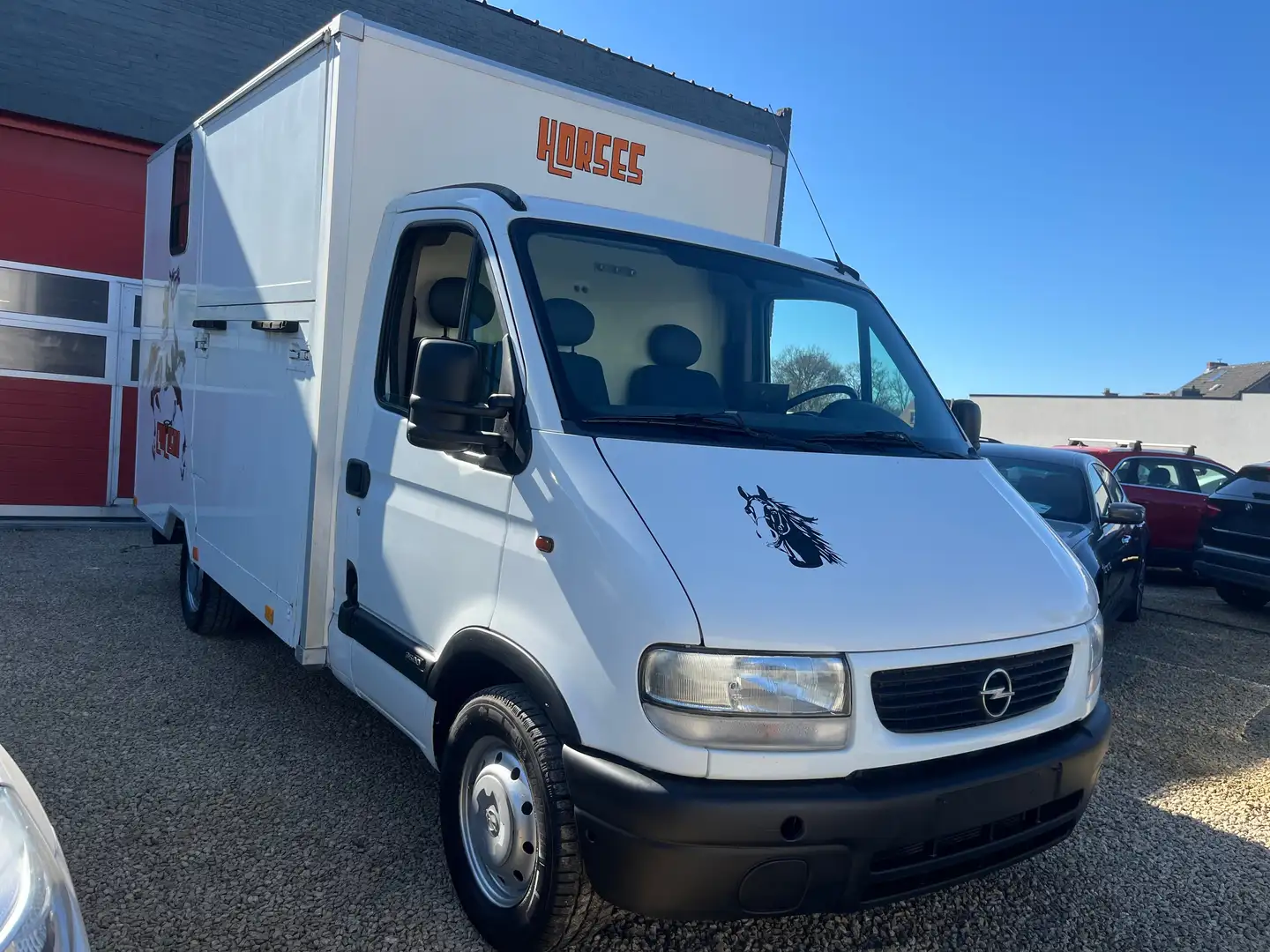 Opel MOVANO * VAN * CHEVAUX *  CAVALIER * 2 CHEVAUX * Blanc - 1