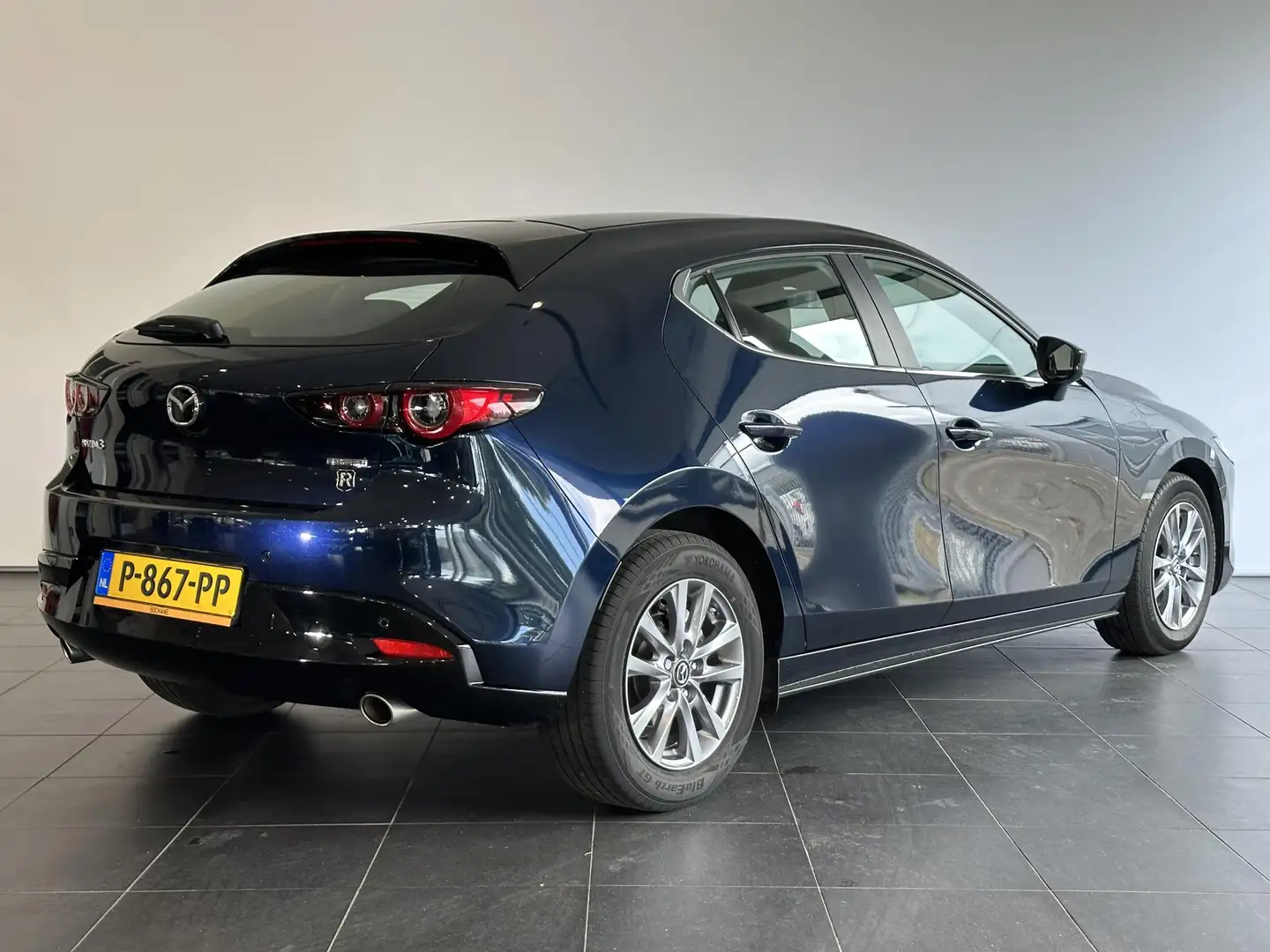 Mazda 3 2.0 e-SkyActiv-G M Hybrid 122 Comfort NAVIGATIE | Blauw - 2
