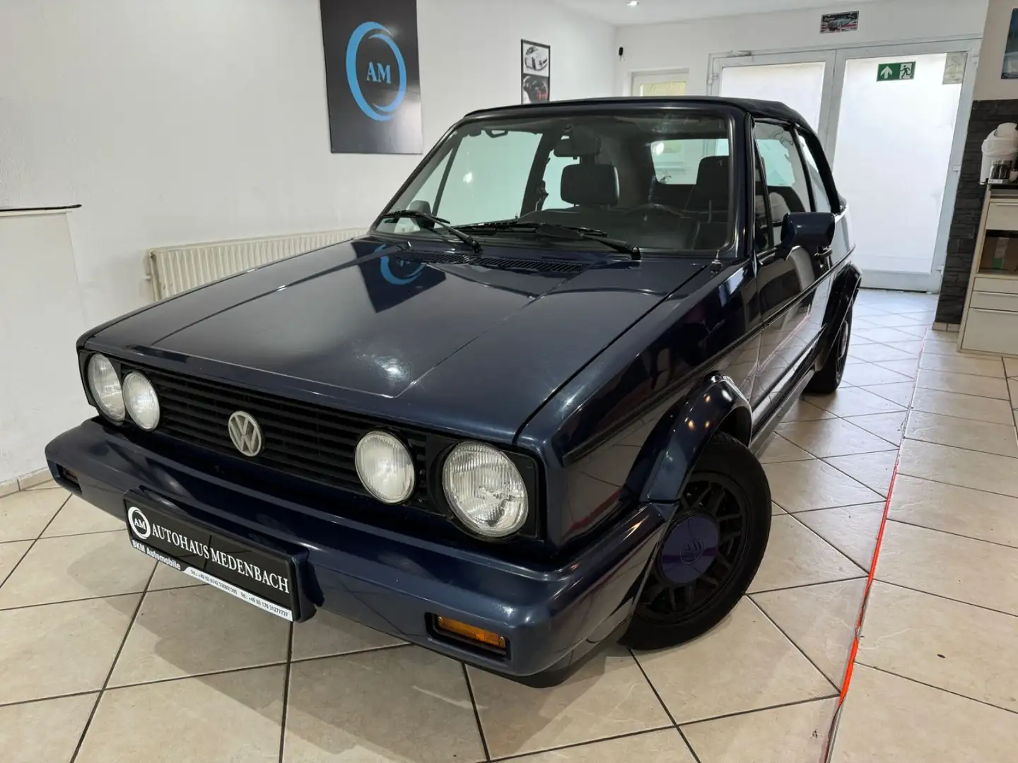 Volkswagen Golf 1.8Young Life Karmann Cabrio H-Kennzeichen Blau - 1