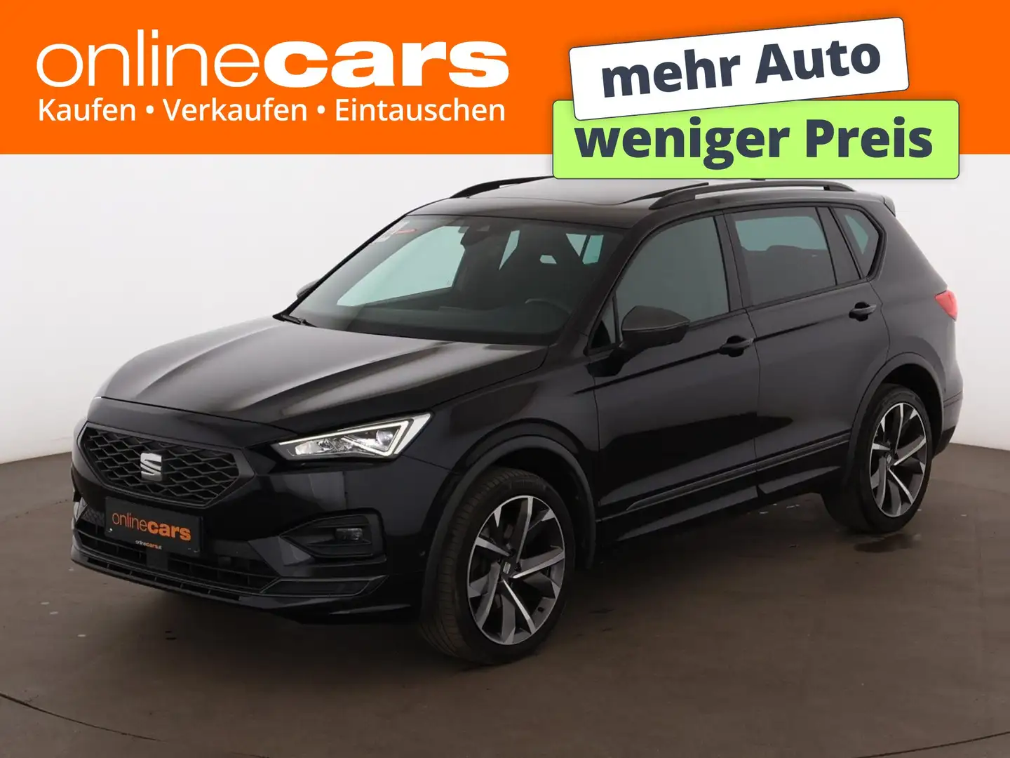 SEAT Tarraco 2.0 TDI 4Drive FR Aut LED SKY AHK RADAR Schwarz - 1