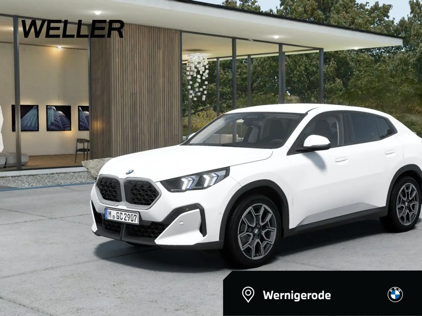BMW X2 sDrive18d Navi LED Klima PDC el. Fenster Wit - 1